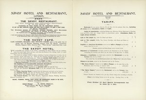 萨沃伊酒店的关税，1900年 作者 英语学校