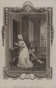 来自克拉丽莎的场景，Samuel Richardson 作者 英语学校