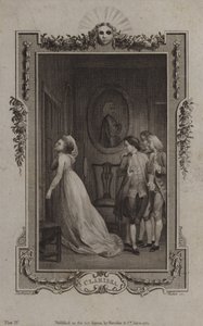 来自克拉丽莎的场景，Samuel Richardson 作者 英语学校