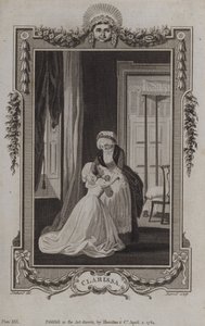 来自克拉丽莎的场景，Samuel Richardson 作者 英语学校