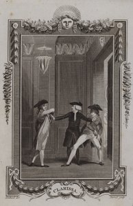 来自克拉丽莎的场景，Samuel Richardson 作者 英语学校