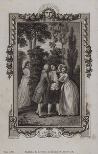 来自克拉丽莎的场景，Samuel Richardson 作者 英语学校