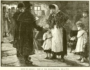 在爱尔兰的场景：访问Tithe-Proctor 作者 英语学校