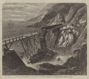 布雷海德事故现场，都柏林、威克洛和韦克斯福德铁路（版画） 作者 英语学校
