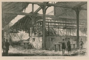 1884年周二早上在维多利亚火车站爆炸的场景 作者 英语学校
