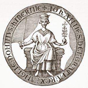 约翰国王密封到大宪章 作者 英语学校