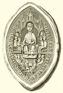 牛津大学印章，c。 1300 作者 英语学校