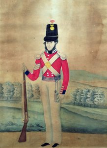 警长，英国军队，1815年（纸上写着） 作者 英语学校