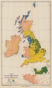 不列颠群岛和法国北部的定居点名称（彩色石版印刷品） 作者 英语学校