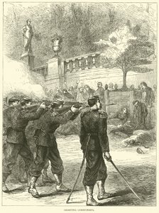 拍摄共产党人，1871年 作者 英语学校