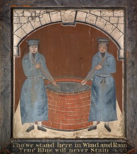 签署“蓝色男孩”旅馆“，1700年代末期 作者 英语学校