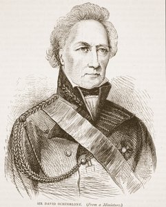 大卫Ochterlony爵士，来自卡塞尔斯画报的印度历史的插图由詹姆斯格兰特，酒吧。 1879年 作者 英语学校