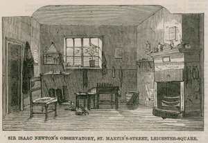 Sir Isaac Newtons天文台，圣马丁斯街，莱斯特广场伦敦 作者 英语学校