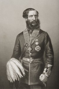约翰·艾德利爵士威尔莫特·英格利斯（1814-62）（平版画）