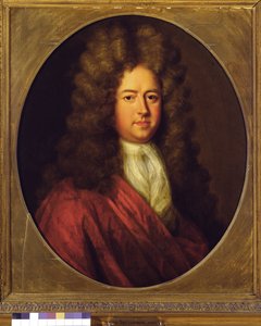 约翰·加斯科因爵士，第五代男爵（1661-1728）（布面油画） 作者 英语学校