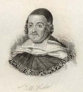 Matthew Hale爵士，出自1825年出版的“Crabb历史词典” 作者 英语学校