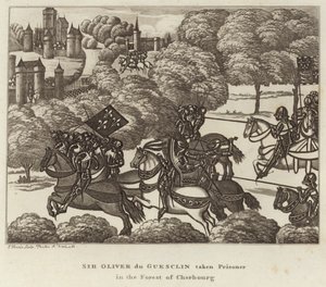 Oliver du Guesclin爵士在瑟堡森林中俘虏了囚犯 作者 英语学校