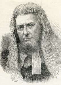 理查德保罗Amphlett爵士（1809-83）来自插图伦敦新闻，1874年2月7日 作者 英语学校
