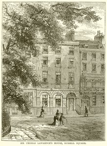 罗素广场的Thomas Lawrences House爵士