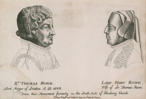 1568年伦敦市长Thomas Rowe爵士和Mary Rowe夫人 作者 英语学校
