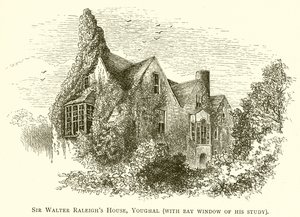 Youghal爵士Walter Raleighs爵士（他的学习湾窗）