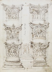 六首都，一个莱森和两栏式基地，对开本1，牛津专辑的主人，约1512年17日（钢笔和深褐色墨水） 作者 英语学校