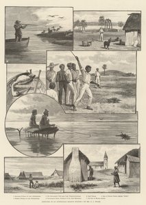 澳大利亚宣教站的草图（版画） 作者 英语学校