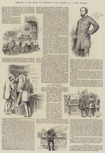 下议院新议长选举草图（版画） 作者 英语学校