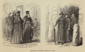 Sketches of Foreign Priests at Rome (engraving) 作者 英语学校