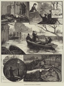 特威克纳姆洪水草图（版画） 作者 英语学校