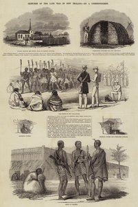 Sketches of the Late War in New Zealand (engraving) 作者 英语学校