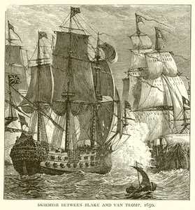 1650年Blake和Van Tromp之间的冲突 作者 英语学校