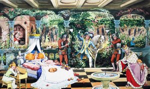 睡美人（纸上水粉画） 作者 英语学校