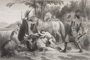 史密斯从18世纪出版的“历史肖像画廊”中救出了史卡洪塔斯 作者 英语学校