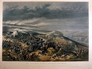 1855年11月5日，克里米亚战争期间，Inkerman战役的士兵，1855年 作者 英语学校