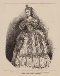 歌剧《皮拉莫斯与缇丝比》中饰演缇丝比的索菲-阿努尔德（版画） 作者 英语学校