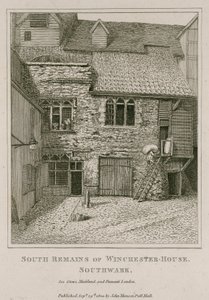 Southwark的Winchester House的南部遗迹 作者 英语学校