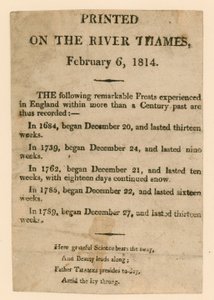 1814年冰霜博览会的纪念品 作者 英语学校