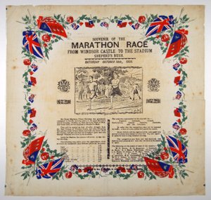 1908年，从温莎城堡到体育场，牧羊人布什的马拉松比赛纪念品 作者 英语学校
