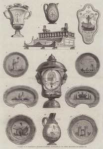 M Champfleury 的陶器收藏标本，说明法国大革命（雕刻） 作者 英语学校