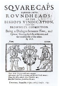Square-Caps变成了圆头，1642年 作者 英语学校