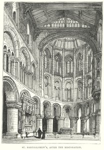 复辟后的圣巴塞洛缪教堂（雕刻） 作者 英语学校