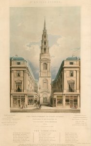 St Brides Avenue;伦敦舰队街的改善建议由1825年的自愿订阅实施 作者 英语学校