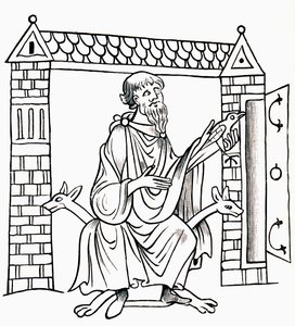 St Coemgen，来自JR Green的“英国人的短暂历史”，于1893年出版 作者 英语学校