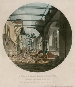 St Jamess教堂，Clerkenwell，同时被拆除 作者 英语学校