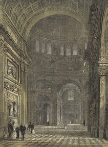 St Pauls大教堂，圆顶的内部，看往北Transept 作者 英语学校