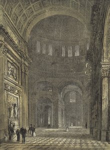 St Pauls大教堂，圆顶的内部，看往北Transept 作者 英语学校