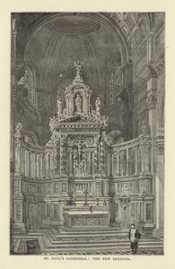 St Pauls大教堂，新Reredos 作者 英语学校