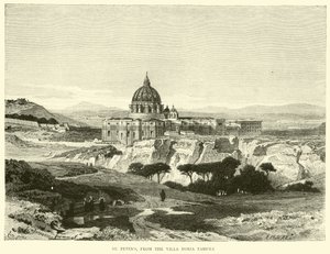 St Peters，来自Villa Doria Pamfili 作者 英语学校