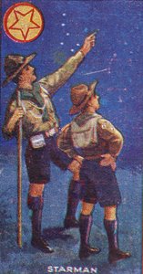 Starman Scout徽章，1923年 作者 English School